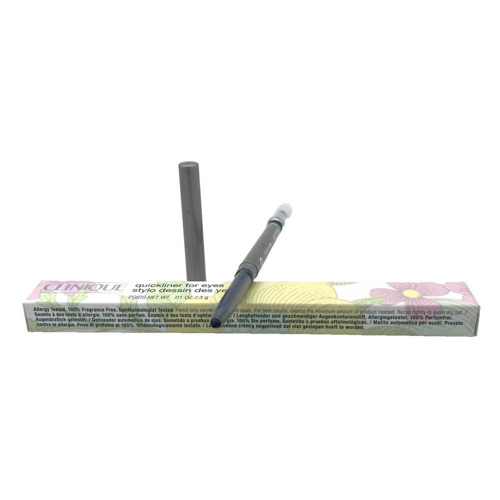 Clinique Quickliner For Eyes W/ Smudger 07 Really Black New